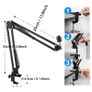 Adjustable Metal Vlog Stand with Phone Holders Image 4