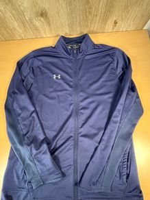 Under Armour Tracksuit Top Full Zip - Navy Blue - Mens XXL