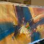 Large Hand Painted Oil on Canvas - Modern Abstract Impressionism Image 3