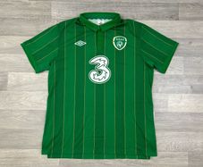 Vintage 2011 Umbro Ireland Home Jersey Shirt Mens Large