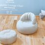 Festival-Bedroom Inflatable Chair With Footstool. Deal on Two Image 2
