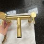 Brushed Brass Bath Mixer Image 8