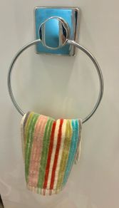 Chrome towel ring