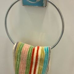 Chrome towel ring