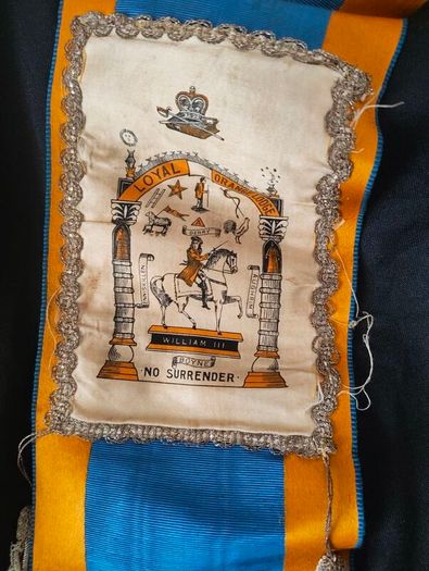 Loyalist Orange Order sash