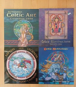 Jim Fitzpatrick Vintage Calenders