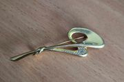 Vintage French Gold Tone Brooch