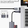 USB C Female to USB Male Adapter Pack of 3[Aluminum Shell, High Stability] Type C to USB A Converter Compatible with iPhone 14/13 Plus Pro Apple Watch Series 8 Ultra AirPods Pro CarPlay, etc. Image 6