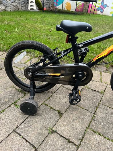 First bike black with flames