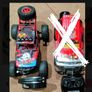 3 Toy remote control cars, 4 cars in total to be sold together Image 4