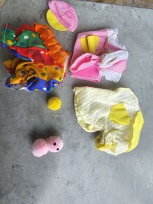 3 x Baby Outfits Ponywear Playwear Incomplete MLP G1 Accessories Outfits My Little Pony