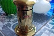 Vintage Brass Saving Bank