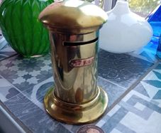 Vintage Brass Saving Bank