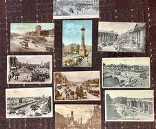 10 Old Dublin City Centre Postcards