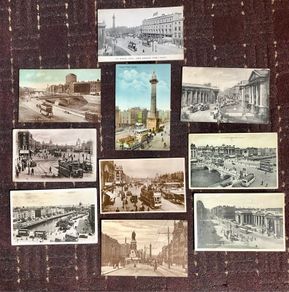 10 Old Dublin City Centre Postcards