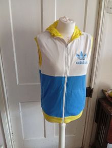 Adidas gilet double sided  size small