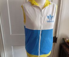 Adidas gilet double sided  size small