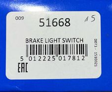 Brake Light Switch Intermotor 51668