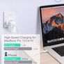 Compatible with Mac Book Pro/Air charger, USB-C power adapter, 110W laptop type-C fast charger, with 2m C-to-C cable, suitable for Mac Pro 16/14/13/15 inches, Mac Air 2022/2021/2020/2019/2018 Image 3