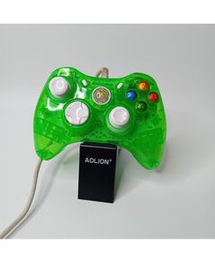 Rock Candy Xbox 360 Wired Controller Neon Green - Rare Retro Gaming - Free Delivery