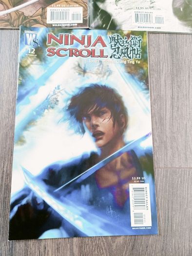 Ninja Scroll Comic Book Lot 11 Issues DC Wild Storm