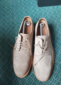 clarks suede brogues