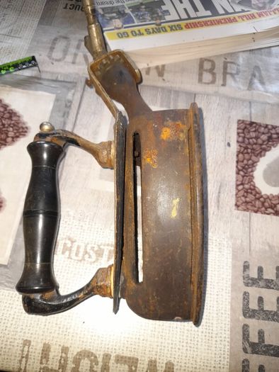 Beautiful Rare Antique Gas Clothes Iron, postage available on all my items or collection