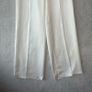 ba&sh Ivory White Wide Leg Tailored Trousers Size 1 S Image 3