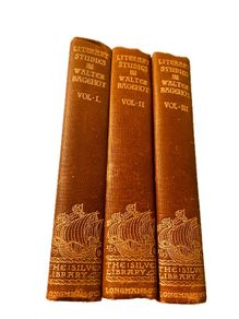 Walter Bagehot 'Literary Studies' (3 Volumes, 1898)