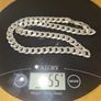 Solid 925 Sterling Silver Curb Chain Necklace Image 9