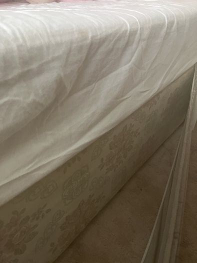 double bed base and mattress