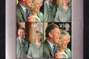 2005 Great Britain Royal Wedding of HRH The Prince of Wales and Mrs Camilla Parker Bowles Commemorative Stamps Miniature Sheet Mint Never Hinged (MNH)