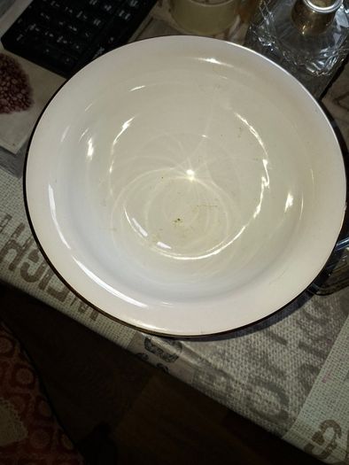 Beautiful Old Large Italian Porcelain Bowl Hand made in Italy Florentine, Very rare to get in this condition, no chips or cracks, Postage Available or Collection