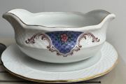 Bone China Sauce Boat &amp; Plate