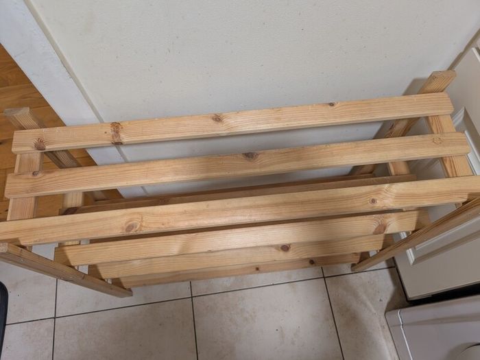 Very Strong Wooden 4-Tier Shoe Rack