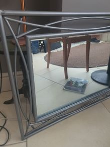 Large Wrought Iron Framed Mirror