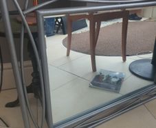 Large Wrought Iron Framed Mirror