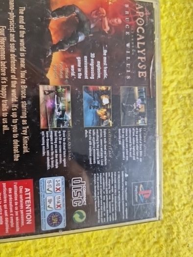 Apocalypse PlayStation1 Ps1 PlayStation2 Ps2 games Original