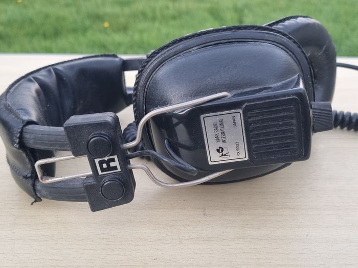 Large, vintage studio headphones by Rank Radio International