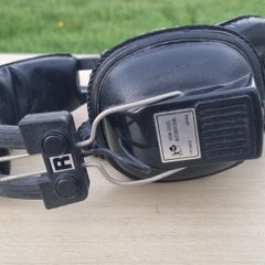 Large, vintage studio headphones by Rank Radio International