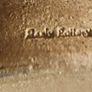 Healy Studio Pottery stoneware vase, floral pattern. Image 8