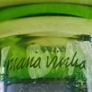 Lovely Green Handmade By maria vinka Nite Light Candle Holder. Image 6