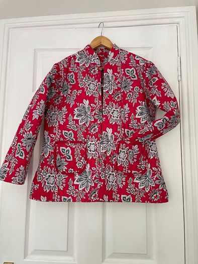 Reversible Printed Cotton Jacket - New - Size M