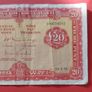 Irish 1976 Lavery Twenty pound banknote in Fine condition Image 3