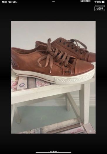trainers size 40 tan shoes Carl scarpa