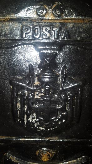 Italian Cast iron post box
