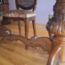 Inlaid Italian Rosewood Dining Room set Image 6
