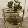 Vintage Milo Baughman style three tier Image 2