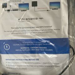 Hign Gain High-Definition Digital  TV Box Antenna Booster Active Indoor Antenna Flat Setting