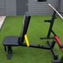 Bodymax Adjustable Bench & Rach + 15kg 6ft Olympic Bar Image 2